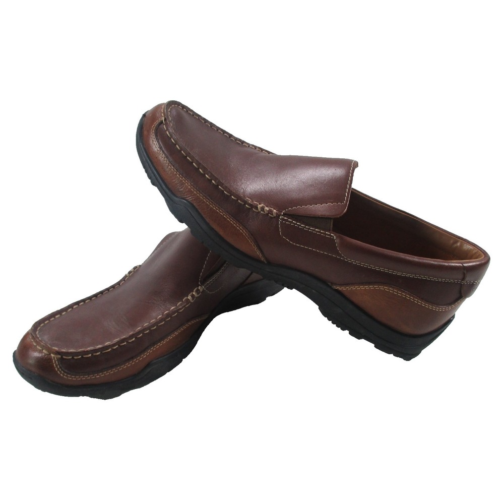 Cole Haan Brown Grand Venetian Hughes leather Driving loafers Men's 11 M